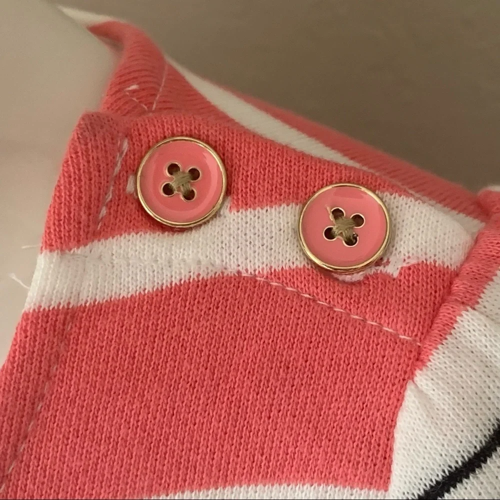 NWT GYMBOREE “Kitty In Pink” Cotton Knit Striped Dress Short Sleeves Casual Sz 6